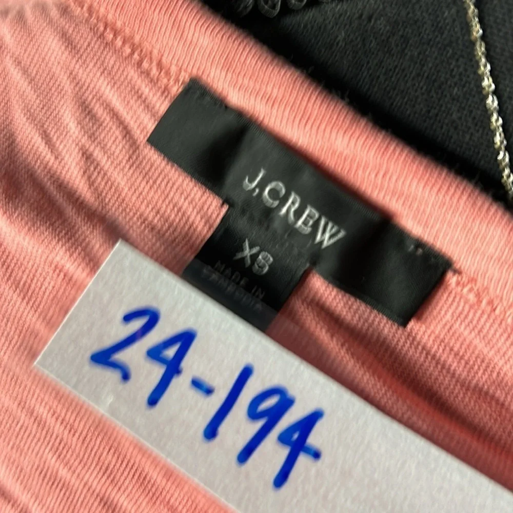 Pink Orange J. Crew Blouse